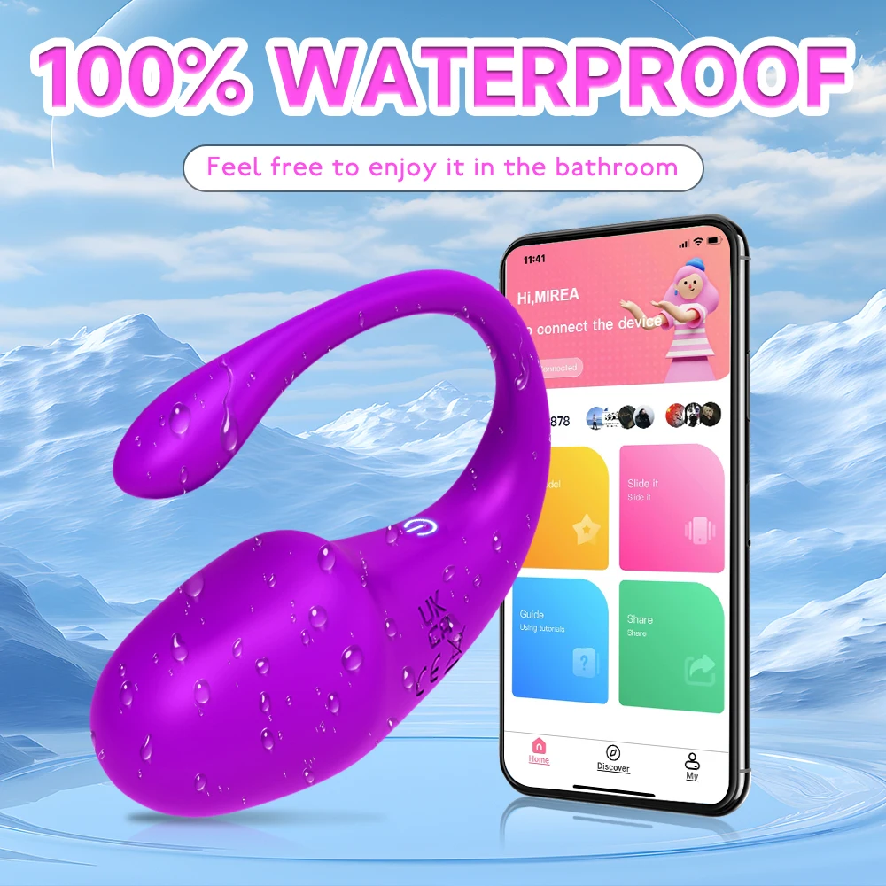 Wireless Bluetooth App Vibrator for Women Vagina G Spot Vibrating Egg Long Distance Control Panty Sex Toys for Adult Couple Game Wireless Bluetooth App Vibrator for Women Vagina G Spot Vibrating Egg Long Distance Control Panty Sex Toys for Adult Couple Game