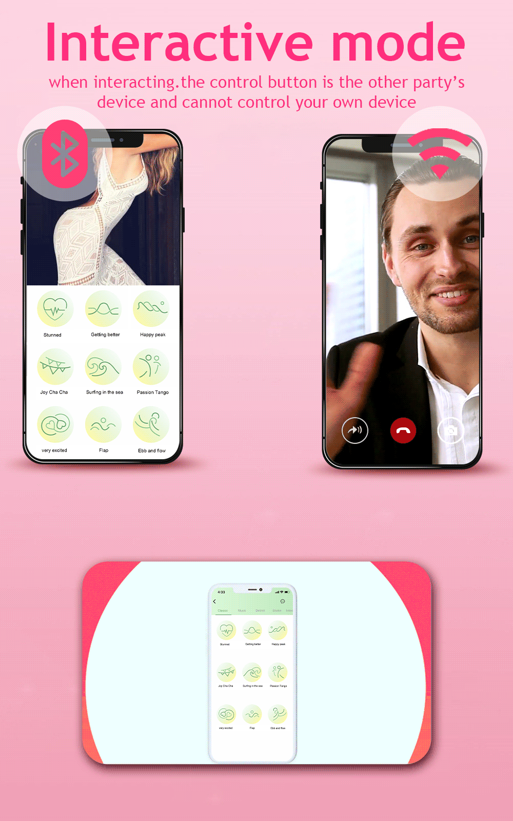 Wireless Bluetooth App Vibrator for Women Vagina G Spot Vibrating Egg Long Distance Control Panty Sex Toys for Adult Couple Game Wireless Bluetooth App Vibrator for Women Vagina G Spot Vibrating Egg Long Distance Control Panty Sex Toys for Adult Couple Game