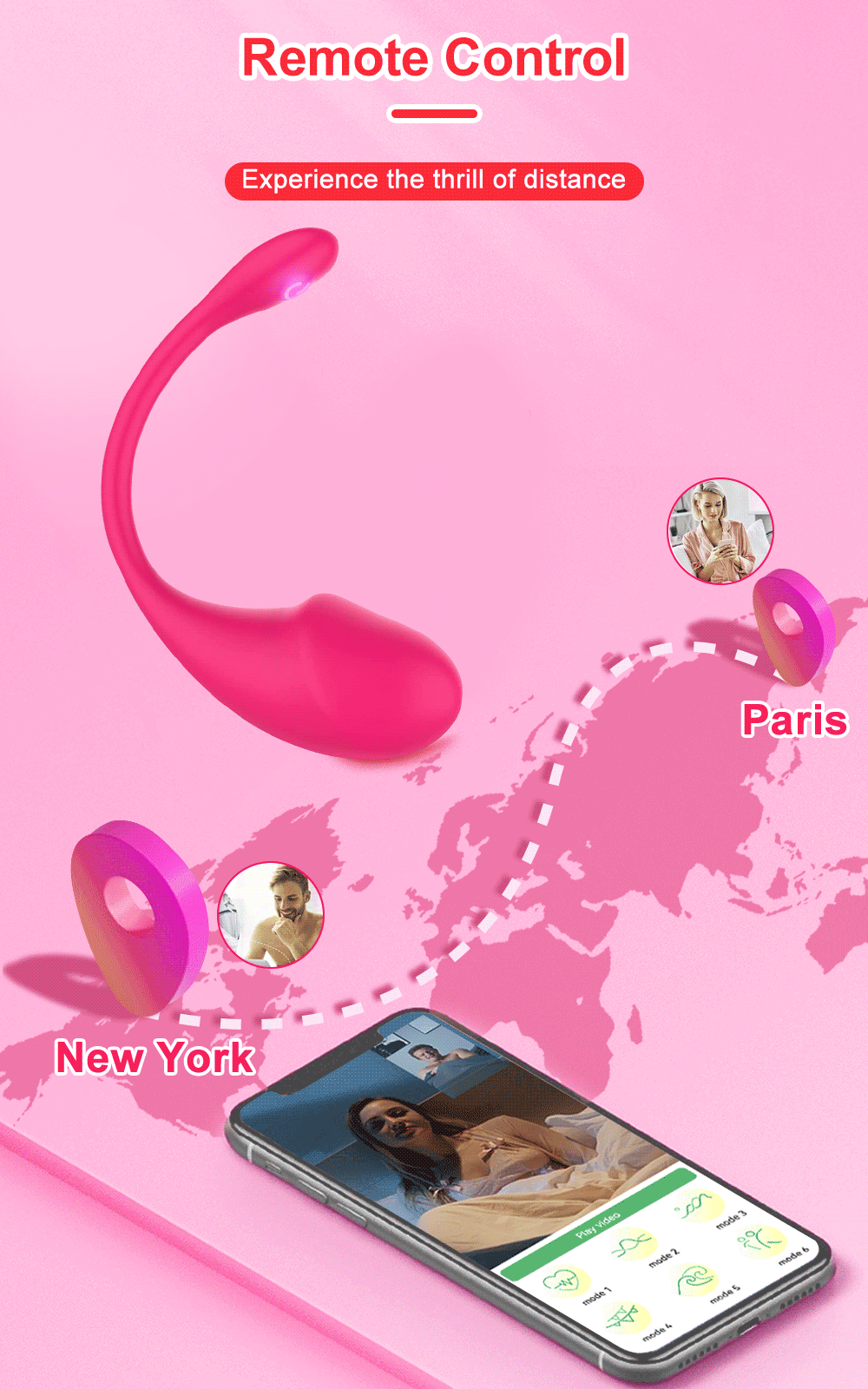 Wireless Bluetooth App Vibrator for Women Vagina G Spot Vibrating Egg Long Distance Control Panty Sex Toys for Adult Couple Game Wireless Bluetooth App Vibrator for Women Vagina G Spot Vibrating Egg Long Distance Control Panty Sex Toys for Adult Couple Game