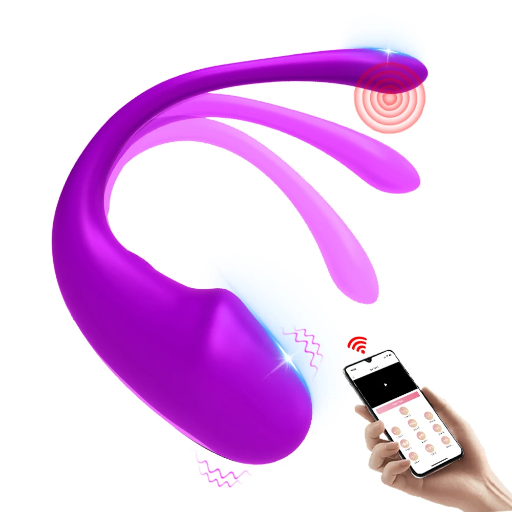 Wireless Bluetooth App Vibrator for Women Vagina G Spot Vibrating Egg Long Distance Control Panty Sex Toys for Adult Couple Game Wireless Bluetooth App Vibrator for Women Vagina G Spot Vibrating Egg Long Distance Control Panty Sex Toys for Adult Couple Game