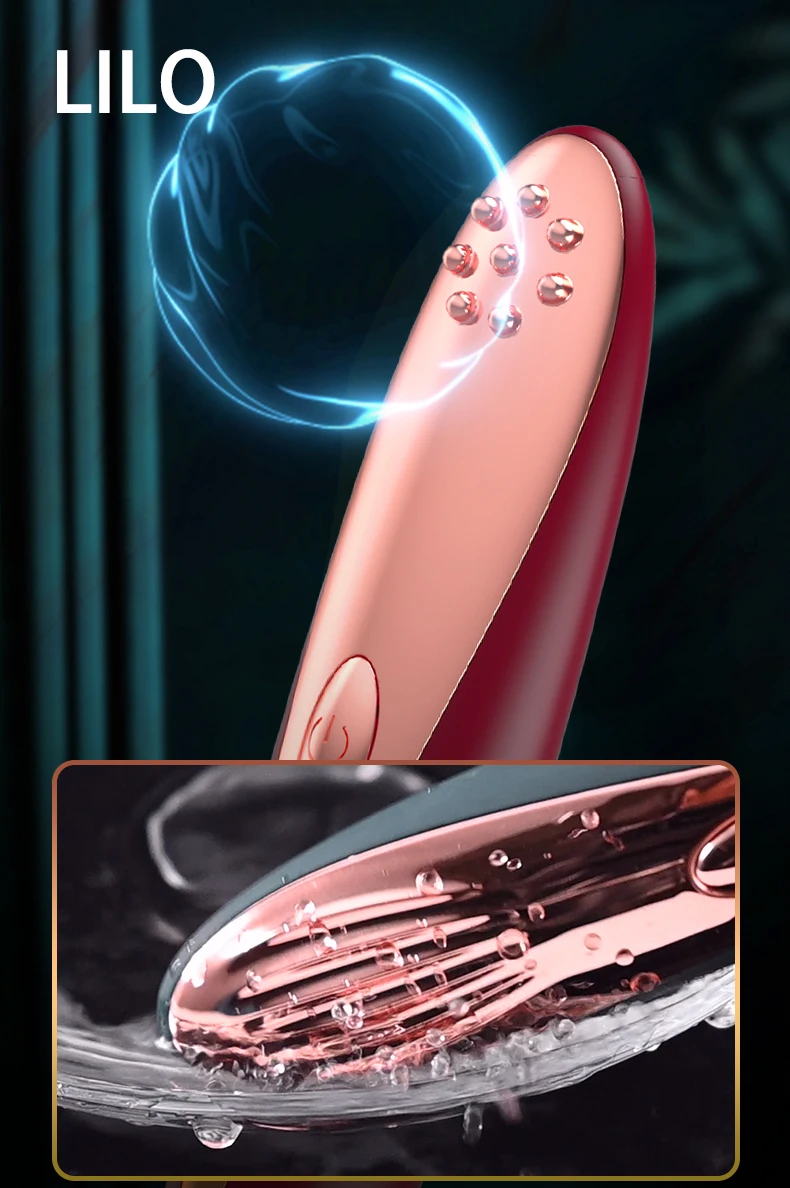 LILO YOYO Sex Toys Gold Plated Classic USB Charging AV Stick Super Shock Vibrating Flirt Female Adults