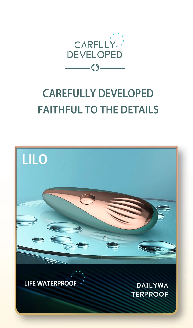 LILO YOYO Sex Toys Gold Plated Classic USB Charging AV Stick Super Shock Vibrating Flirt Female Adults