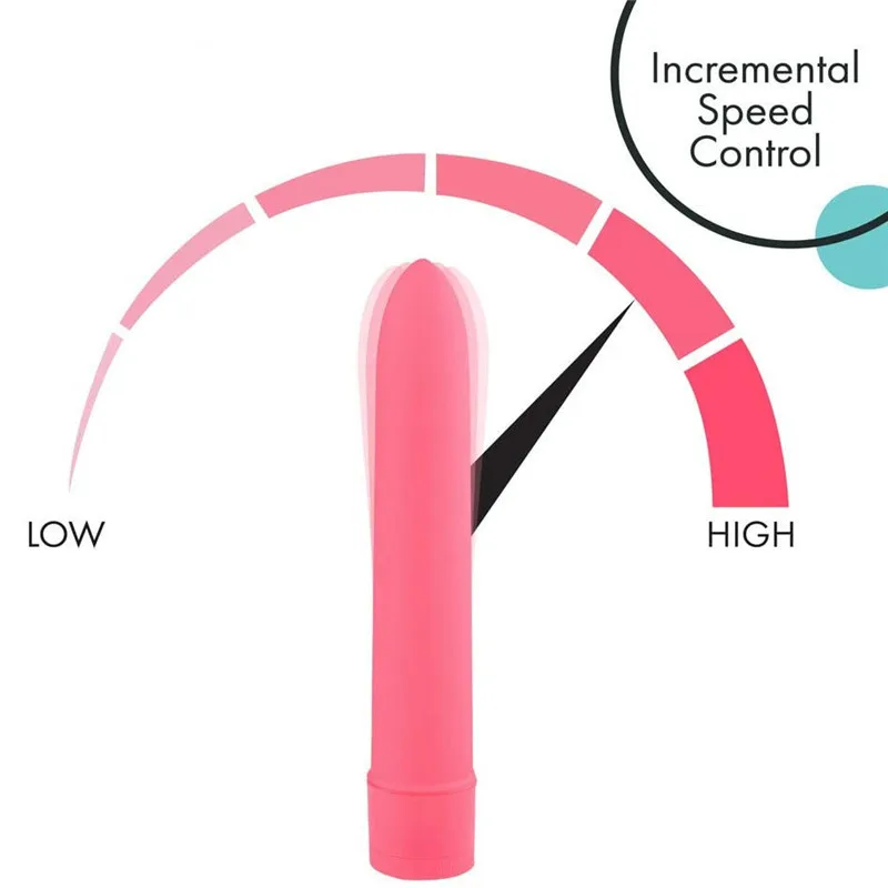 7 Inch Vibrator Color Waterproof With Speed Dial Control Adult Erotic Toys For Woman Classic Sex Anal Dildo Magic Wand
