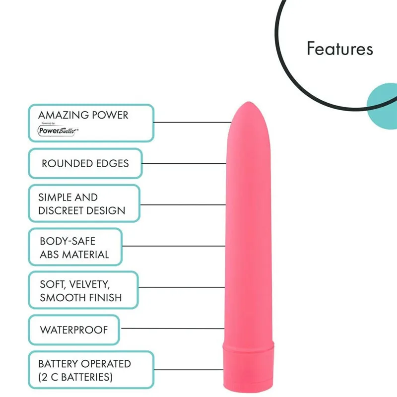 7 Inch Vibrator Color Waterproof With Speed Dial Control Adult Erotic Toys For Woman Classic Sex Anal Dildo Magic Wand