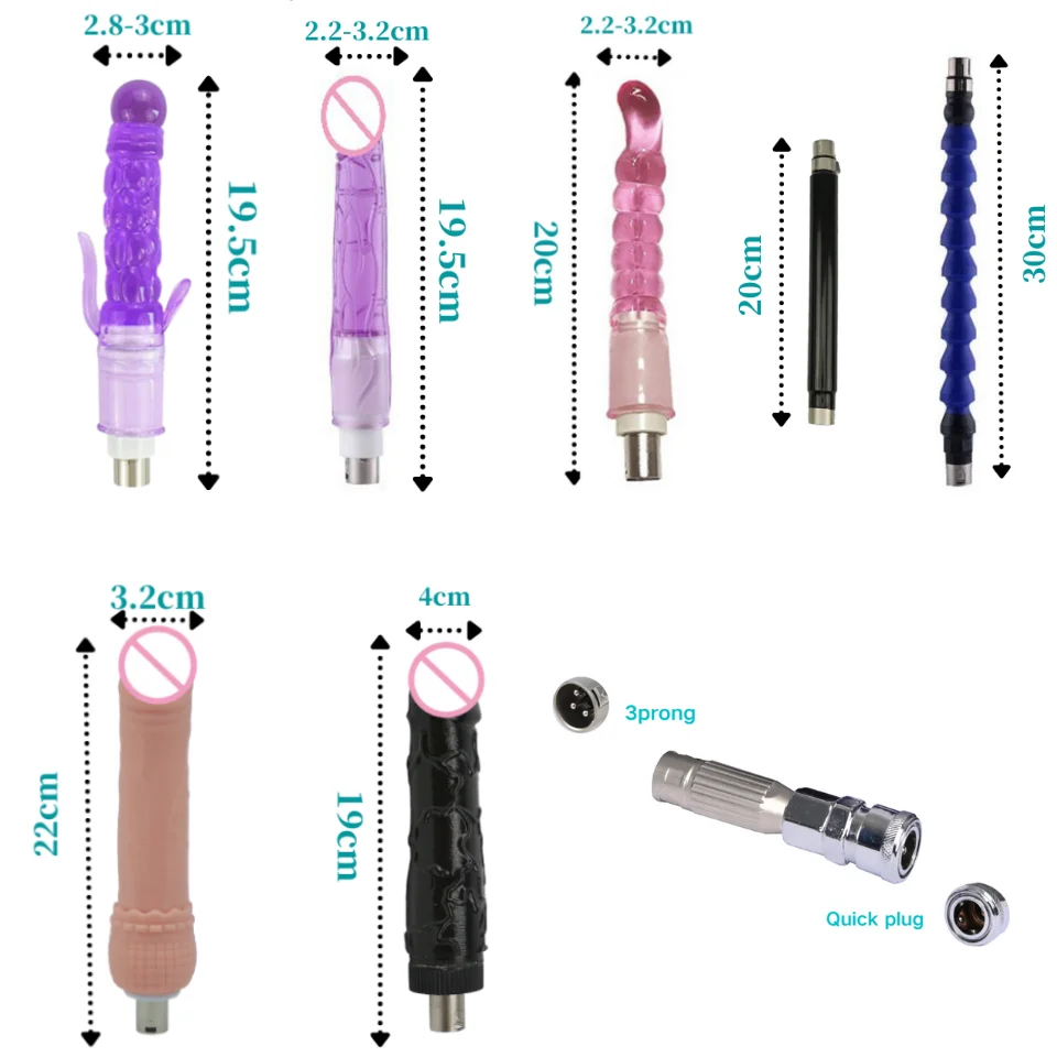 ROUGH BEAST Classic Sex Machine Automatic Vibrator for Women with Attachment Dildo，Telescopic Pumping Gun Masturbation Machine