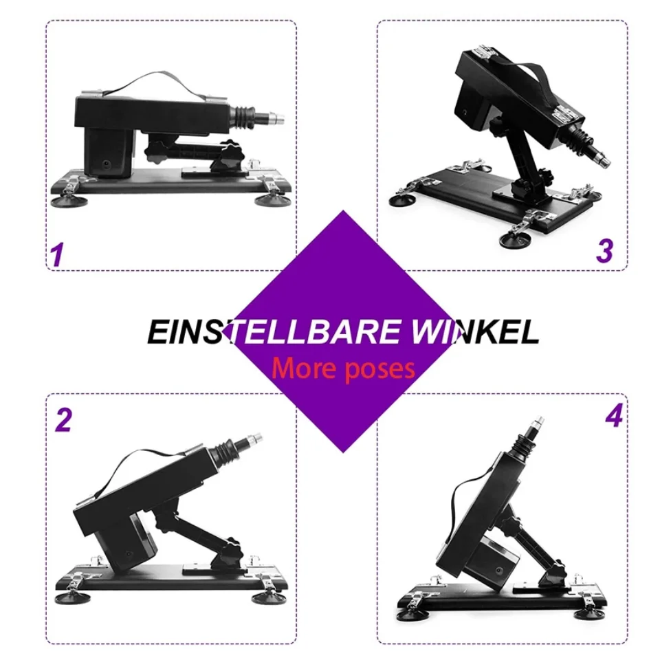 Classical Sex Machine for Women with 3XLR Dildo  Masturbation Cup Automatic Vibrator Telescopic Pumping Gun sex shop