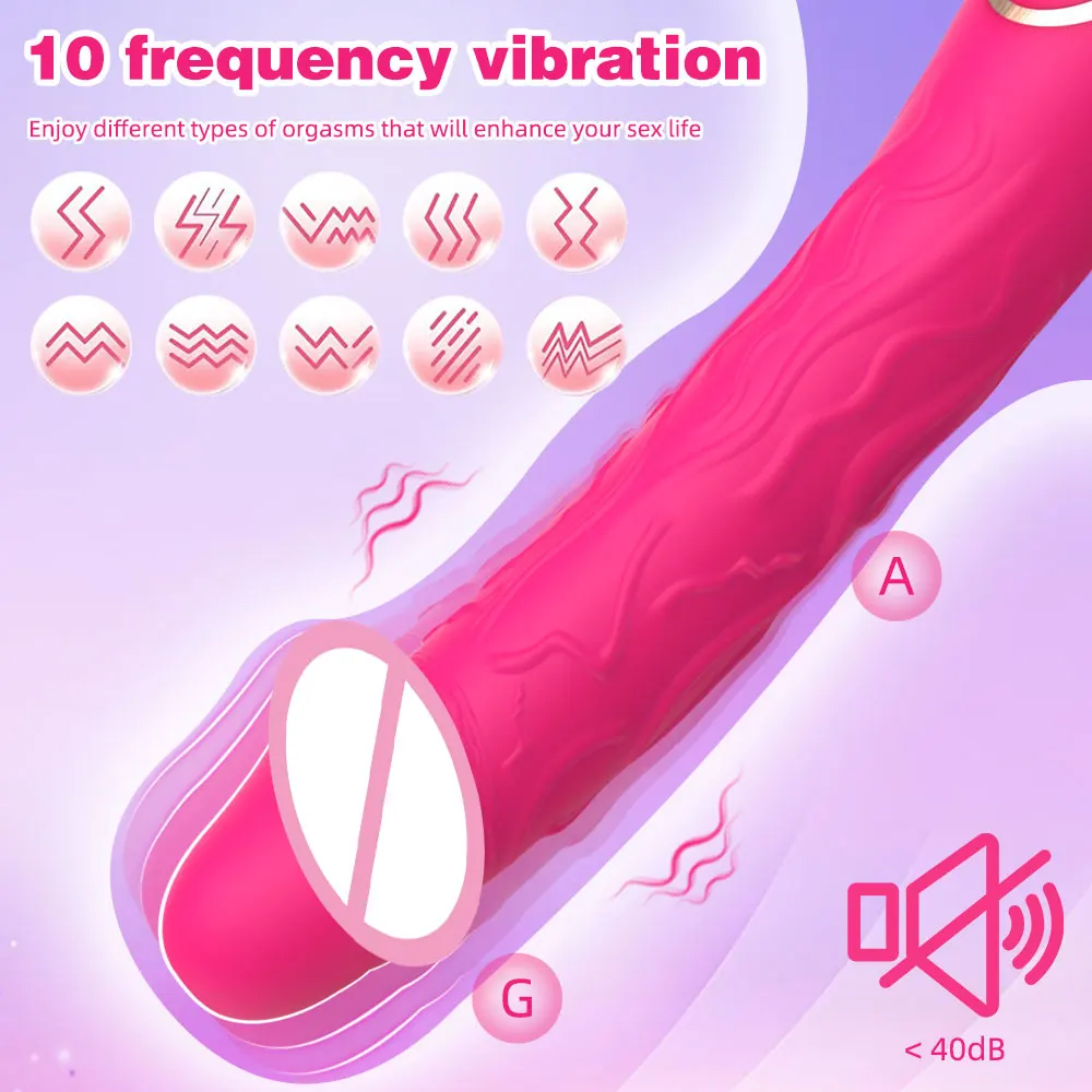 Realistic Dildo Vibrator for Women Sex Toys Clitoris G Spot Anal Stimulator with 10 Powerful Vibration Mode Waterproof Powerful Realistic Dildo Vibrator for Women Sex Toys Clitoris G Spot Anal Stimulator with 10 Powerful Vibration Mode Waterproof Powerful