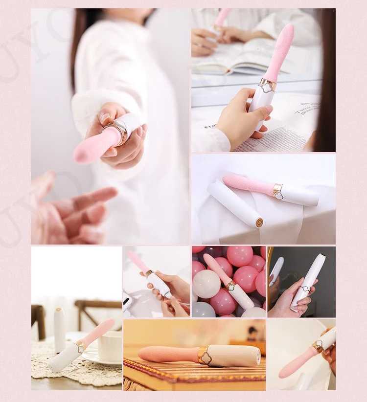 Female vibrator from ancient Chinese mythology Chang'e this month retro texture portable lipstick vibrator woman G-spot sex toy