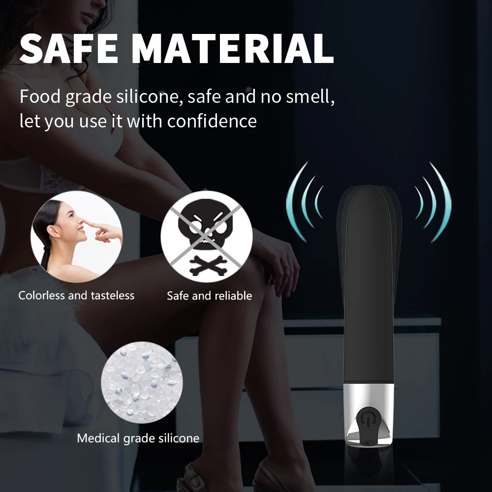 Powerful G Spot Mini Bullet Vibration Vibrator Vagina Clitoris Stimulator Dildo Rechargeable Masturbator Adult Sex Toy for Women