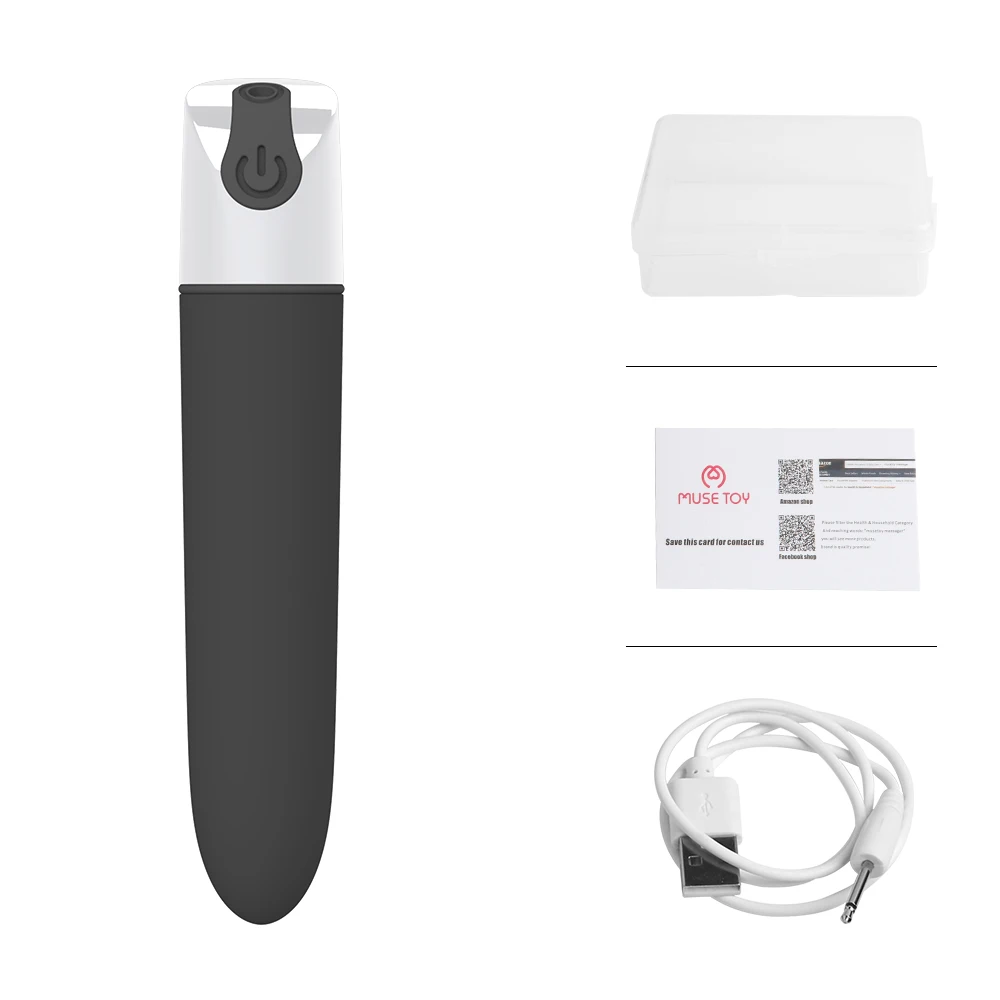 Powerful G Spot Mini Bullet Vibration Vibrator Vagina Clitoris Stimulator Dildo Rechargeable Masturbator Adult Sex Toy for Women