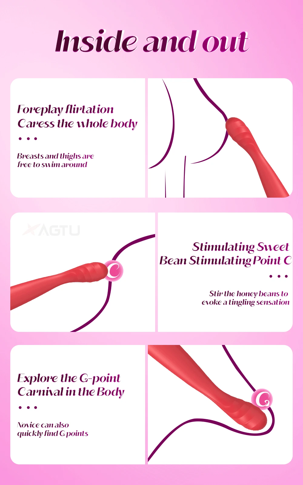 Mini G Spot Finger Vibrator for Women Powerful Fast Orgasm Nipple Clitoris Stimulator Dildo Massager Adults Goods Sex Toys