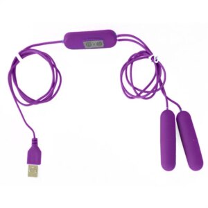 double Jump Egg USB power Vibrator Clitoral G-Spot masturbation sex product remote control vibrating Bullet Sex Toys for Women