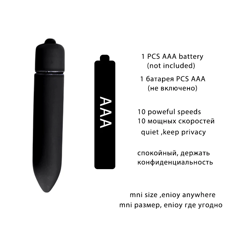 Mini Bullet Vibrator 10 Speed Waterproof Dildo Vibrator Sex Toys for Women Powerful Vibrating Egg Clitoris Stimulator Adult Toy Mini Bullet Vibrator 10 Speed Waterproof Dildo Vibrator Sex Toys for Women Powerful Vibrating Egg Clitoris Stimulator Adult Toy