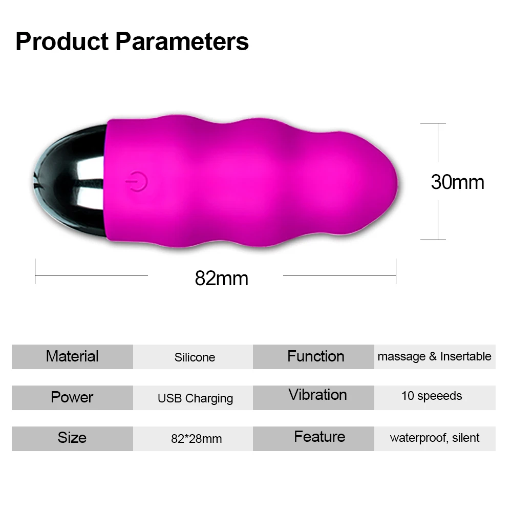 10 Speeds Vibrator Sex toys for Woman with Wireless Remote Control Waterproof Silent Bullet Egg USB Rechargeable toys for adult