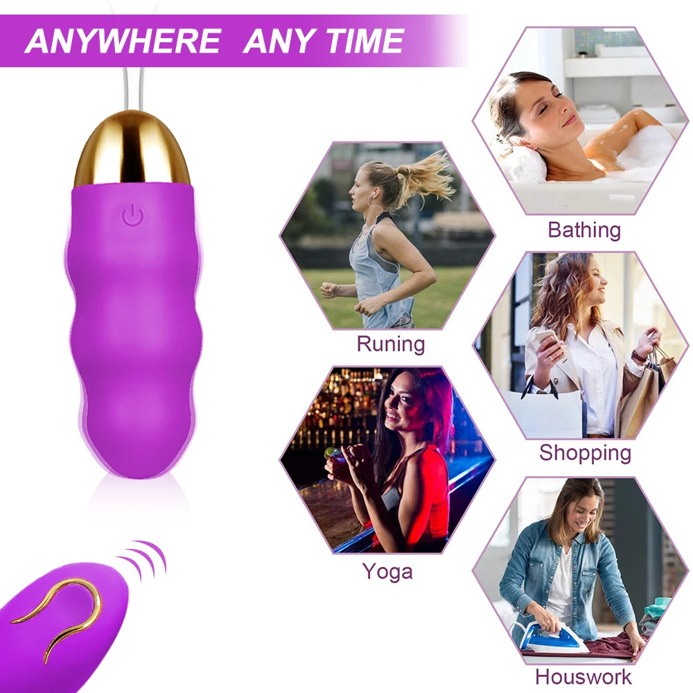 12-speed Vibrating Egg Wireless Remote Control Bullet Vibrator Female Clitoris Vaginal Stimulator Female Sex Toys Adult Products