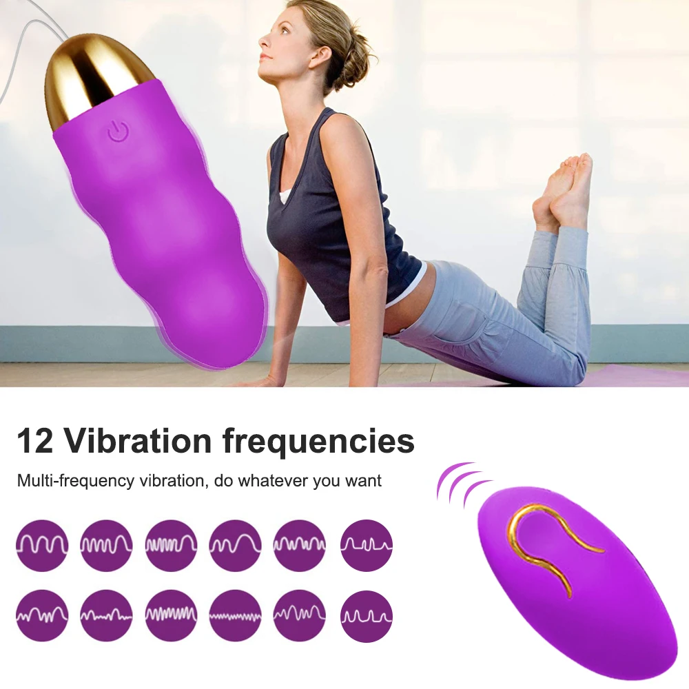12-speed Vibrating Egg Wireless Remote Control Bullet Vibrator Female Clitoris Vaginal Stimulator Female Sex Toys Adult Products