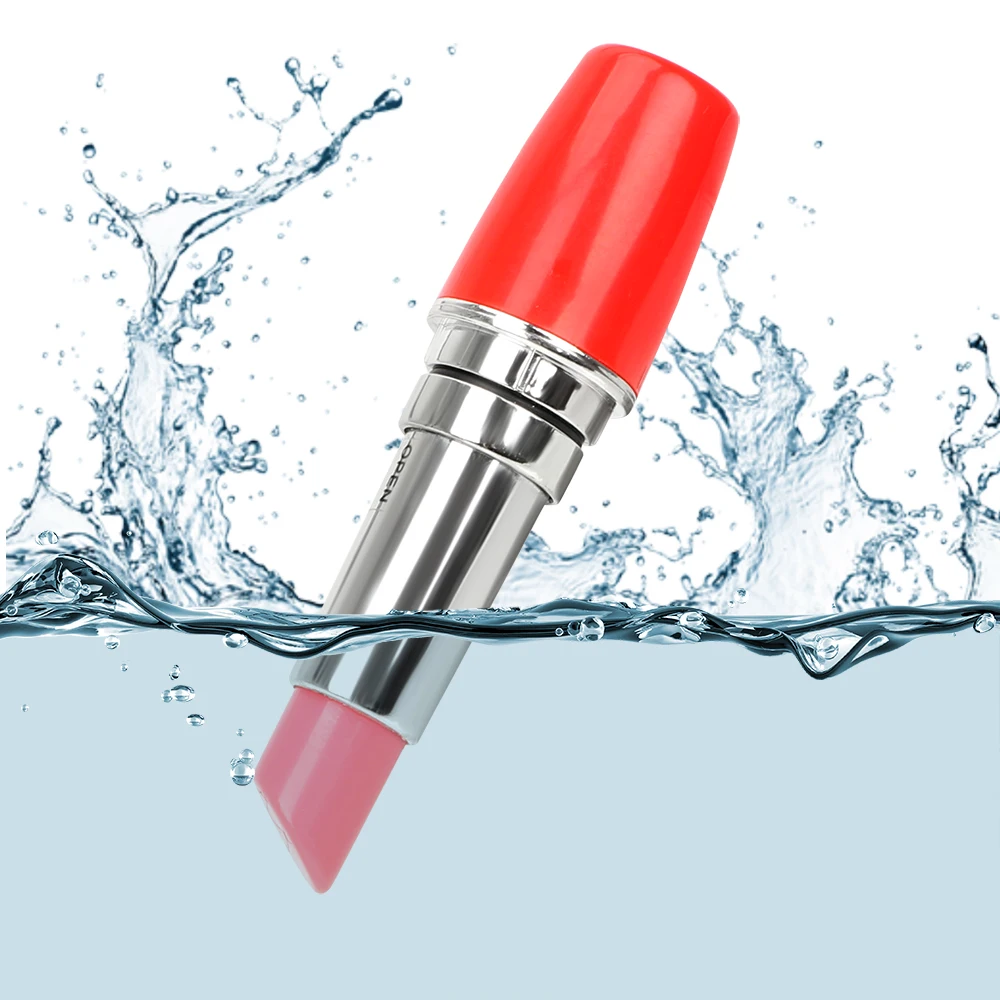 Mini Discreet Lipstick Vibrator Waterproof Vibrating Jump Egg Bullet Massage Adult Sex Toy for Women Clitoris Stimulati