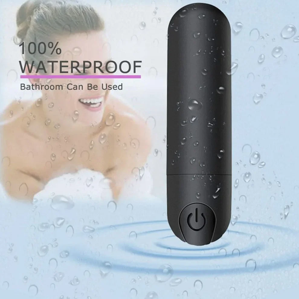 10 Speed Mini Bullet Vibrator for Women Rechargeable Vibrating Anal Vagina Jump Eggs Clitoral Stimulator Dildo 18 Adult Sex Toys
