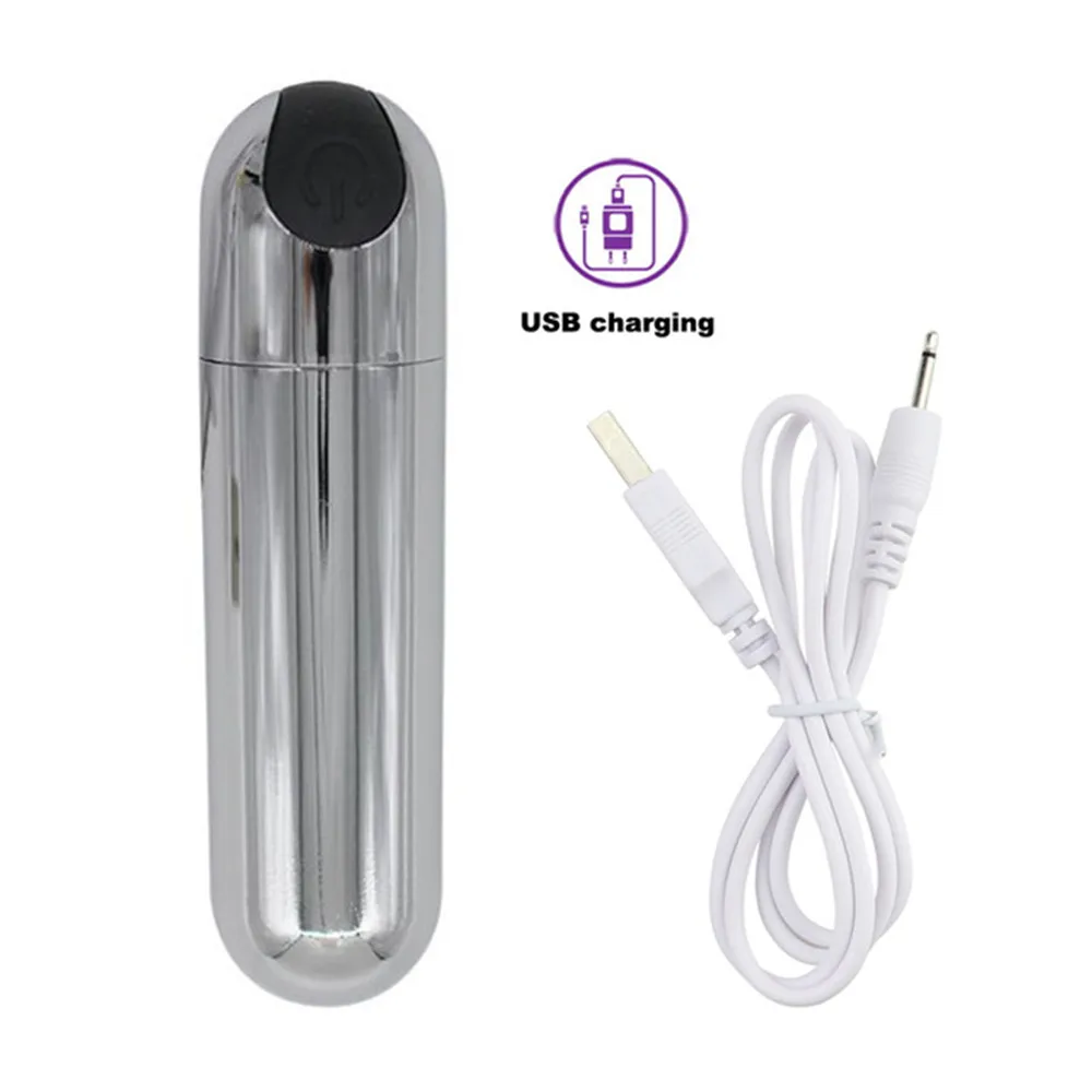10 Speed Mini Bullet Vibrator for Women Rechargeable Vibrating Anal Vagina Jump Eggs Clitoral Stimulator Dildo 18 Adult Sex Toys