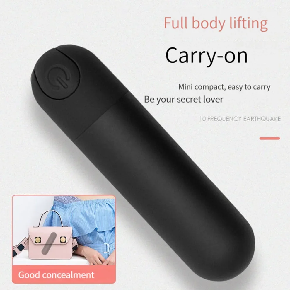 10 Speed Mini Bullet Vibrator for Women Rechargeable Vibrating Anal Vagina Jump Eggs Clitoral Stimulator Dildo 18 Adult Sex Toys