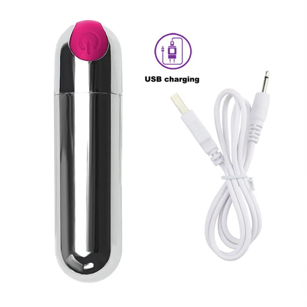 10 Speed Mini Bullet Vibrator for Women Rechargeable Vibrating Anal Vagina Jump Eggs Clitoral Stimulator Dildo 18 Adult Sex Toys