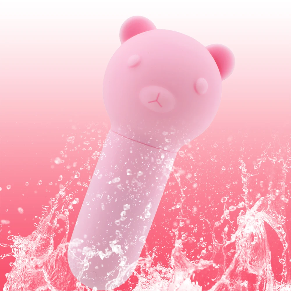 USB charging Bullet Vibrating Egg Little Bear Vibrator Clitoris Stimulator Sex Toys for Women 10 Frequency G-spot Massager