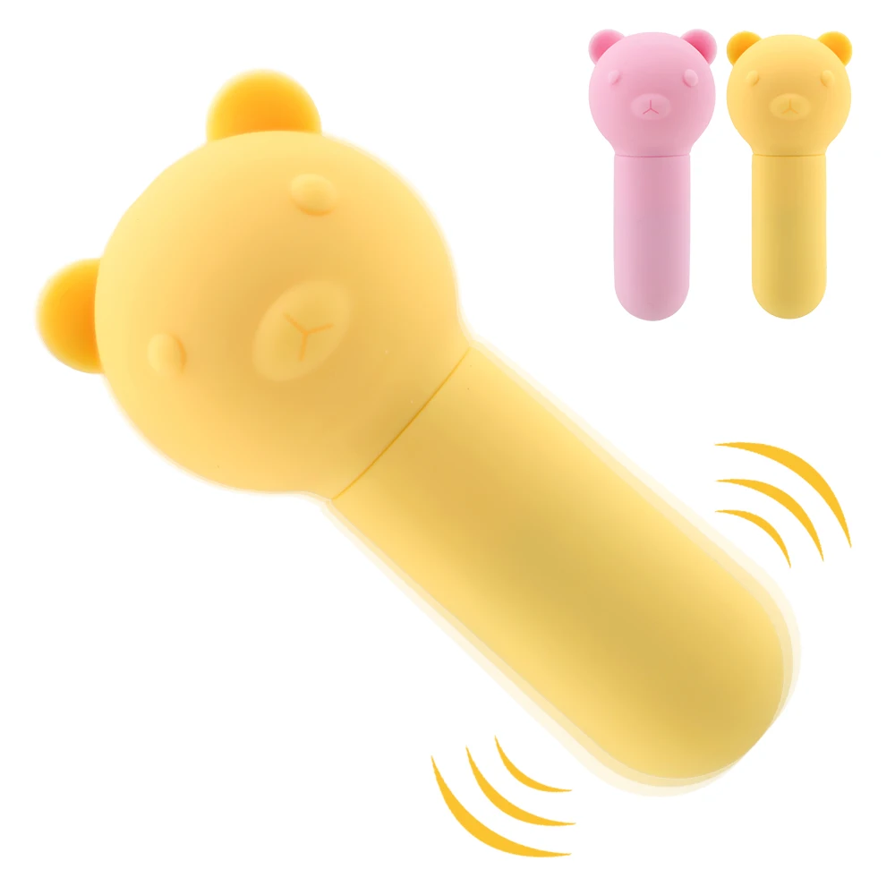 USB charging Bullet Vibrating Egg Little Bear Vibrator Clitoris Stimulator Sex Toys for Women 10 Frequency G-spot Massager
