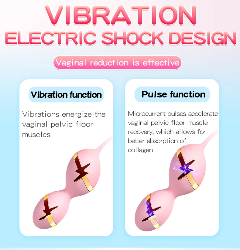 Electric Shock Vaginal Kegel Ball Vibrator Egg Vibrators For Women G Spot Clitoris Stimulation Adult Sex Toys Female Sex Shop Electric Shock Vaginal Kegel Ball Vibrator Egg Vibrators For Women G Spot Clitoris Stimulation Adult Sex Toys Female Sex Shop