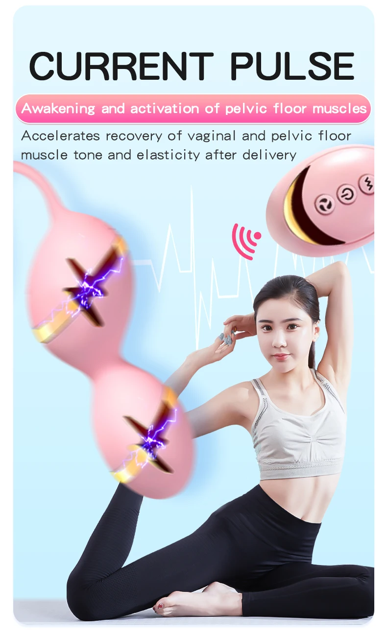 Electric Shock Vaginal Kegel Ball Vibrator Egg Vibrators For Women G Spot Clitoris Stimulation Adult Sex Toys Female Sex Shop Electric Shock Vaginal Kegel Ball Vibrator Egg Vibrators For Women G Spot Clitoris Stimulation Adult Sex Toys Female Sex Shop