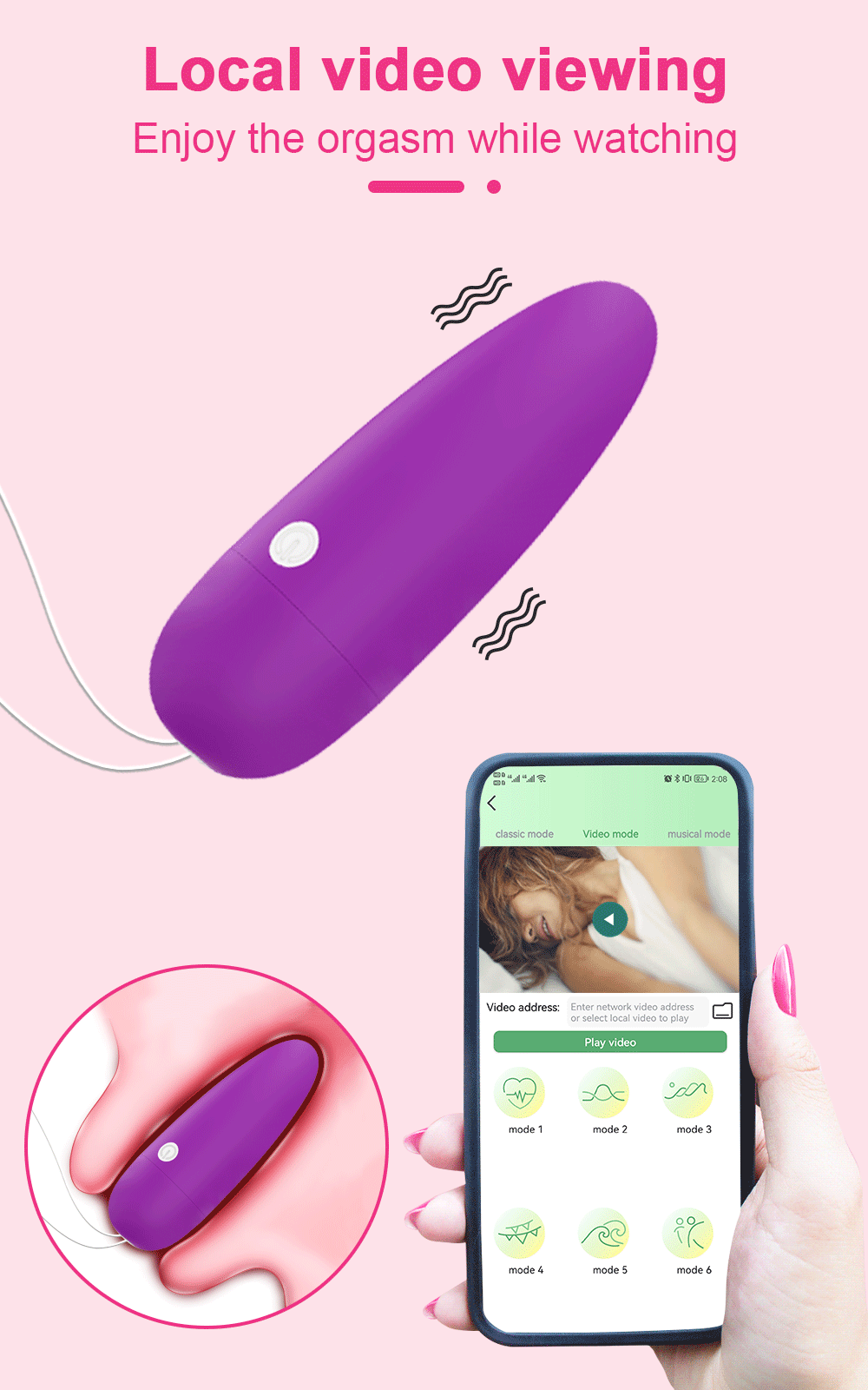 Bluetooth App Mini Bullet Vibrator for Women Clit Stimulator Wireless Remote Pantie Vibrating Love Egg Female Sex Toy for Adults