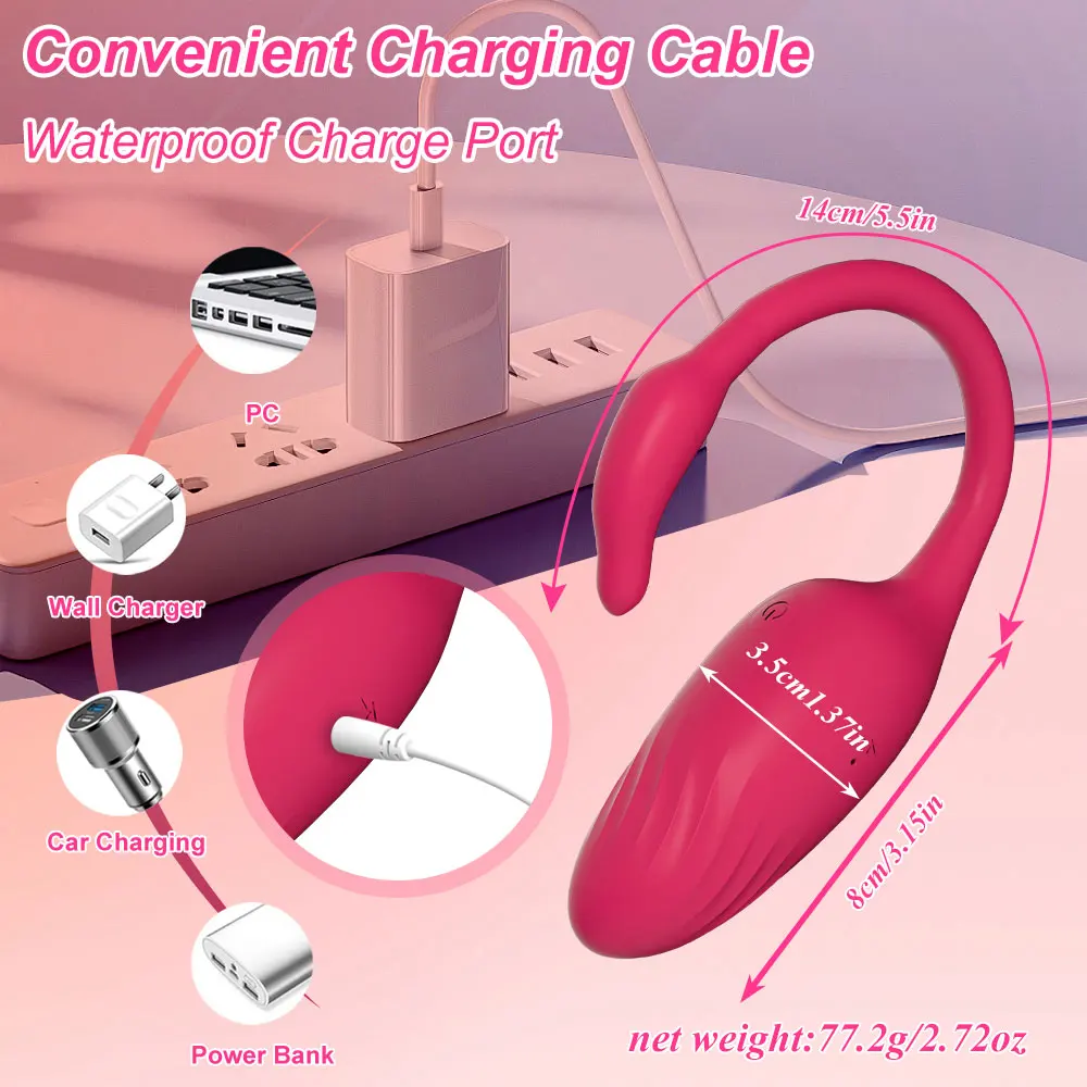 Wireless Bluetooth Vibrator Female G-Spot Clitoris Stimulator Egg Vibrating Vagin Massager Masturbation Sex Toys for Women 18+ Wireless Bluetooth Vibrator Female G-Spot Clitoris Stimulator Egg Vibrating Vagin Massager Masturbation Sex Toys for Women 18+