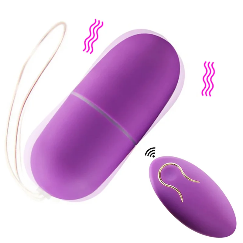 Mini Bullet Vibrator 10 Speeds Vibrating Eggs Remote Control Wireless Clitoris Stimulator G Spot Massage Balls Adults Sex Toys