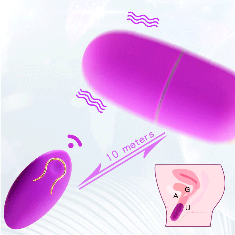 Mini Bullet Vibrator 10 Speeds Vibrating Eggs Remote Control Wireless Clitoris Stimulator G Spot Massage Balls Adults Sex Toys