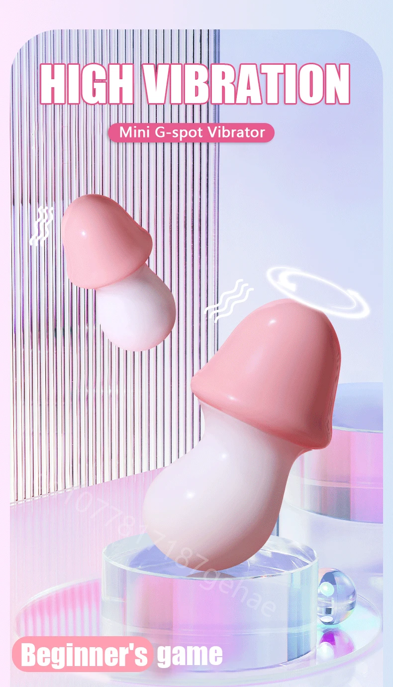 High Speed Mini Vibrator For Women Mushroom Shape Clit Climax Stimulation Vibrating Jump Love Egg G Spot Magic Egg Sex Toys