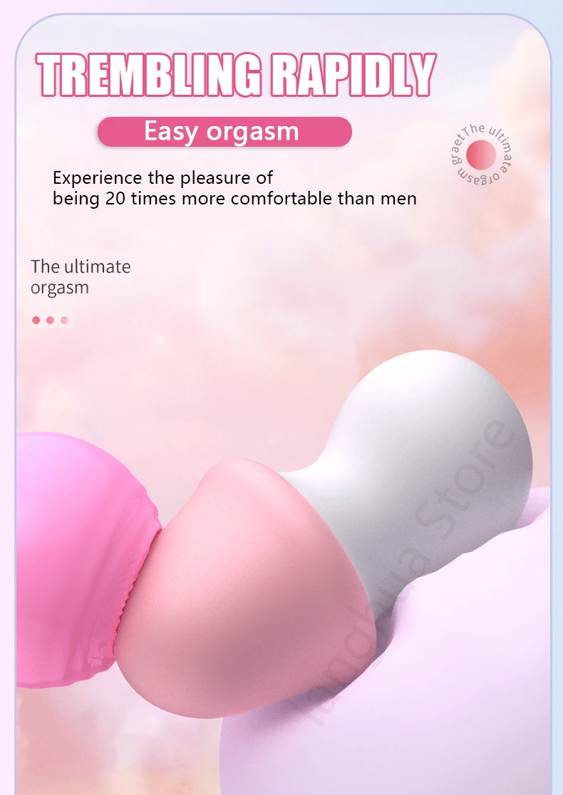 High Speed Mini Vibrator For Women Mushroom Shape Clit Climax Stimulation Vibrating Jump Love Egg G Spot Magic Egg Sex Toys