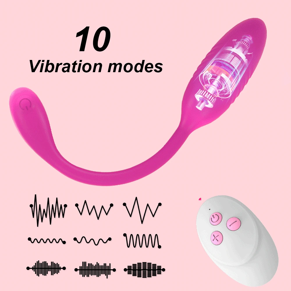 Bullet Vibrator for Clitoris Remote Control Vibrating Love Eggs G Spot Massager Vaginal Stimulator Wearable Sex Toys for Women