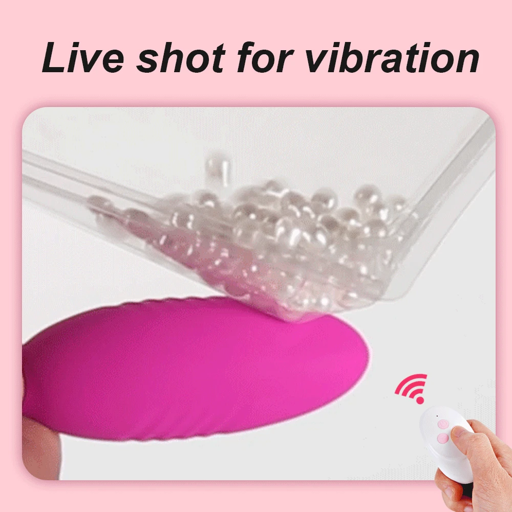 Bullet Vibrator for Clitoris Remote Control Vibrating Love Eggs G Spot Massager Vaginal Stimulator Wearable Sex Toys for Women