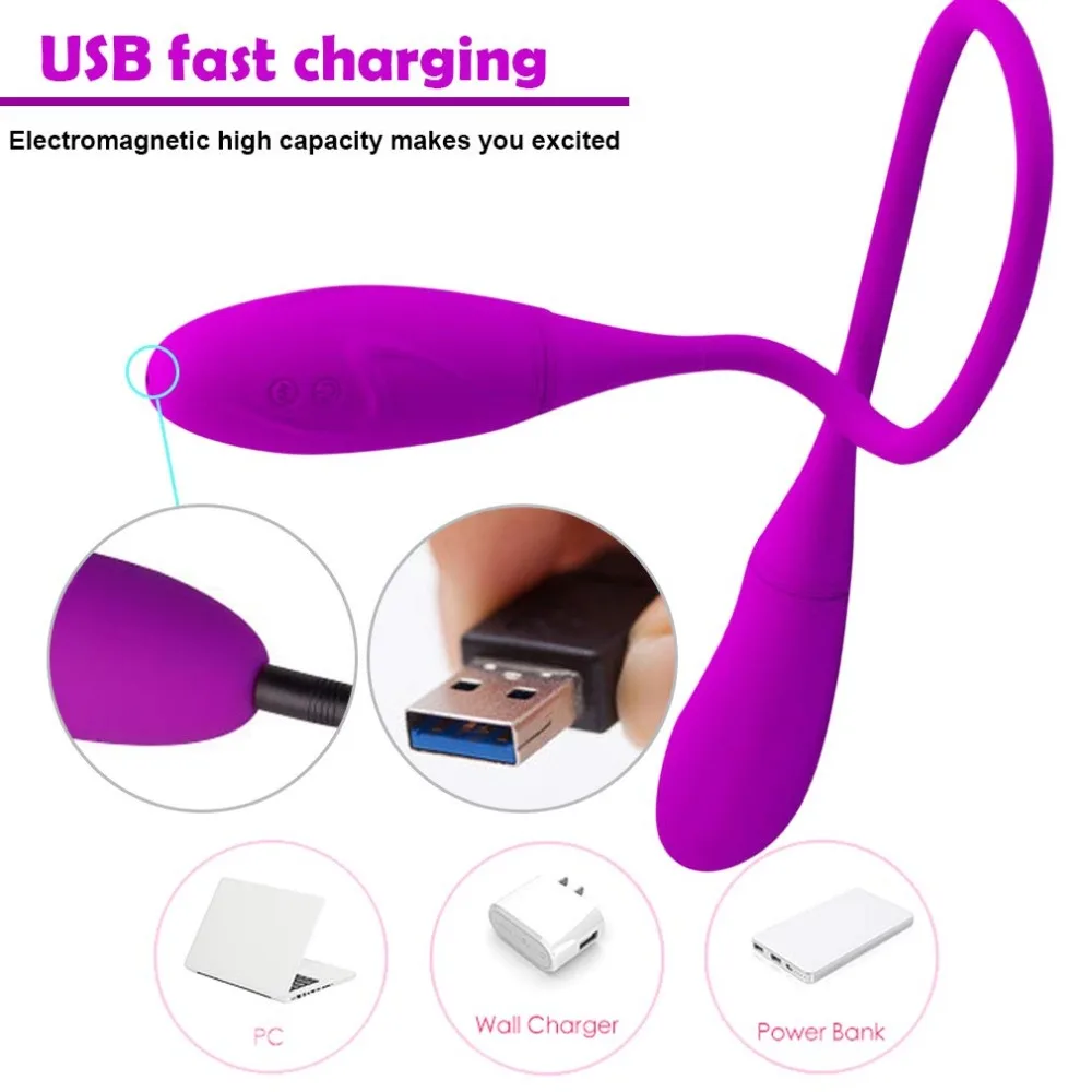 Rechargeable Dual Vibrator Sex Toys 7 Speeds Double Head Jump Egg Bullet Dildo Vibrator Anal Adult Sex Toy For Couple Men Women Rechargeable Dual Vibrator Sex Toys 7 Speeds Double Head Jump Egg Bullet Dildo Vibrator Anal Adult Sex Toy For Couple Men Women