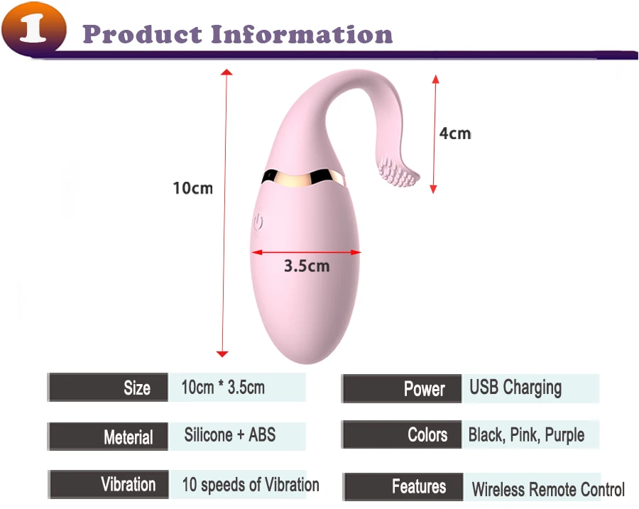 Wireless Remote Control Silicone Bullet Egg Vibrators for Women USB Charge G Spot Clitoris Stimulator Adult Sex Toys for Woman