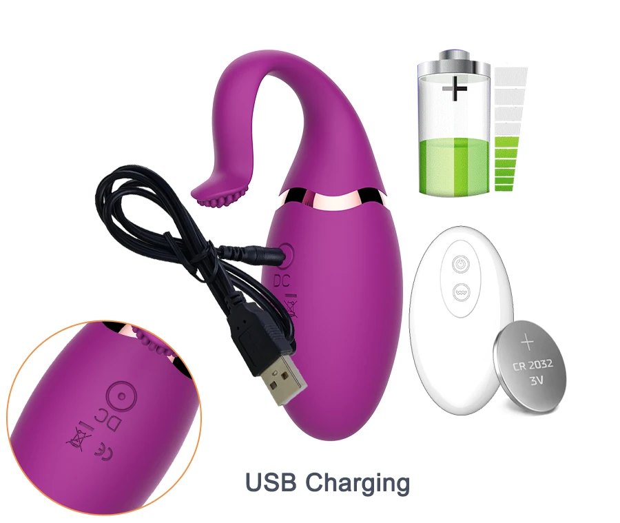 Wireless Remote Control Silicone Bullet Egg Vibrators for Women USB Charge G Spot Clitoris Stimulator Adult Sex Toys for Woman