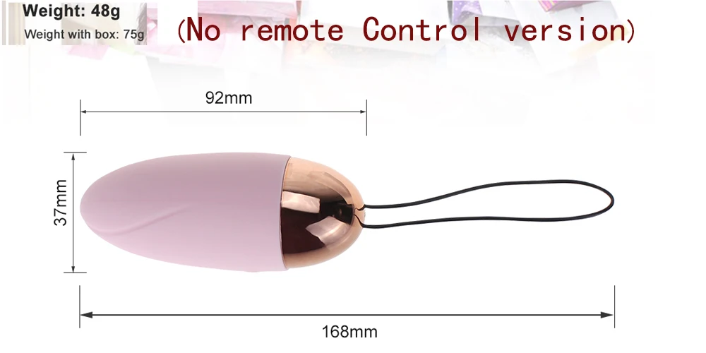MAIOLI 10 Modes Kegal Ball Love Egg Wireless Jump Egg Vibrator Powerful Bullet Ben Wa Balls Sex Toy for Women With Retailed Box