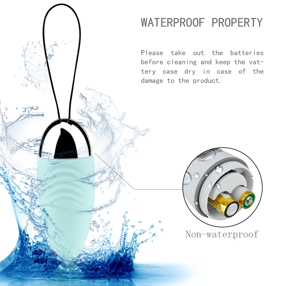 MAIOLI 10 Modes Kegal Ball Love Egg Wireless Jump Egg Vibrator Powerful Bullet Ben Wa Balls Sex Toy for Women With Retailed Box