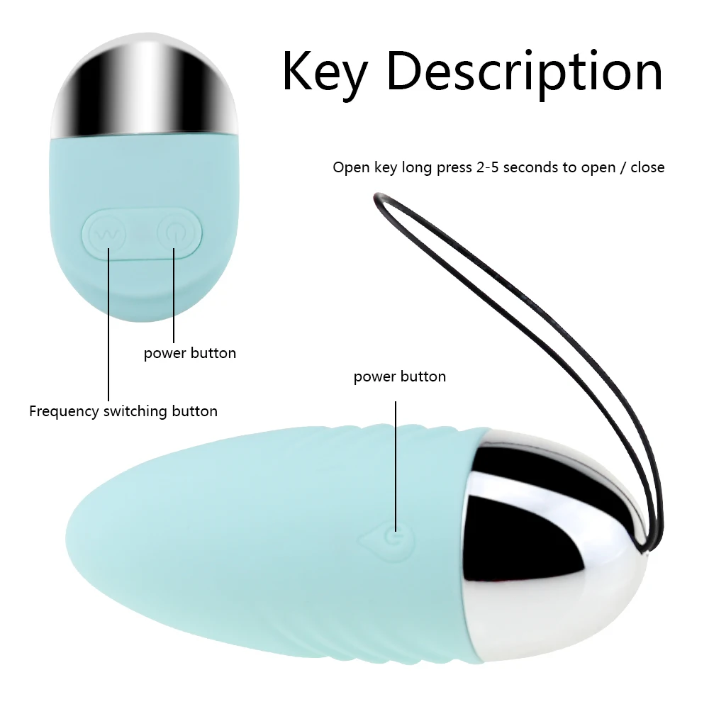 MAIOLI 10 Modes Kegal Ball Love Egg Wireless Jump Egg Vibrator Powerful Bullet Ben Wa Balls Sex Toy for Women With Retailed Box
