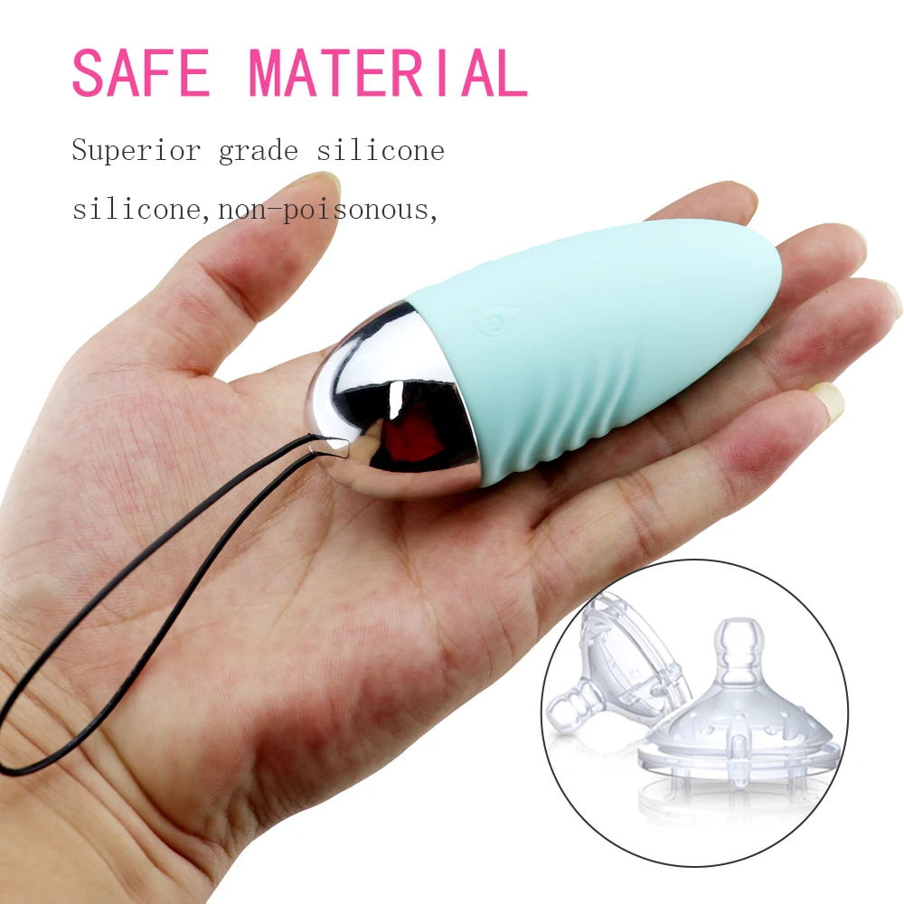 MAIOLI 10 Modes Kegal Ball Love Egg Wireless Jump Egg Vibrator Powerful Bullet Ben Wa Balls Sex Toy for Women With Retailed Box