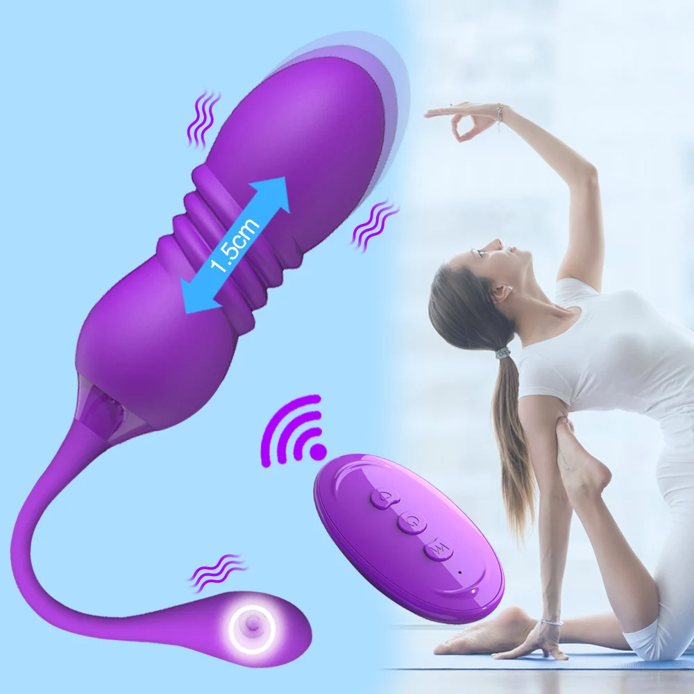 Telescopic Vibrator for Women Vaginal Ball Remote Control Vibrating Egg Clitoral Stimulator G-Spot Massage Bullet Dildo Vibrator Telescopic Vibrator for Women Vaginal Ball Remote Control Vibrating Egg Clitoral Stimulator G-Spot Massage Bullet Dildo Vibrator