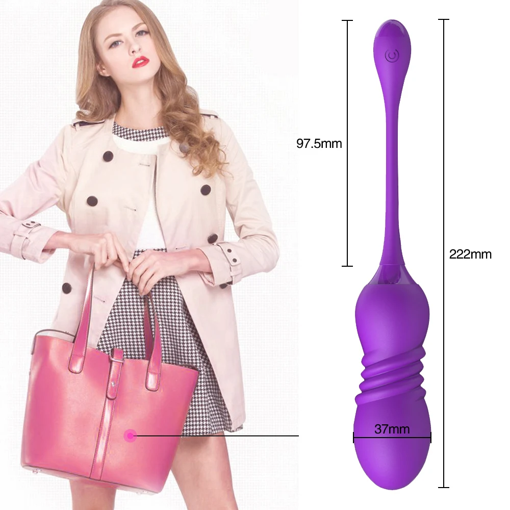 Telescopic Vibrator for Women Vaginal Ball Remote Control Vibrating Egg Clitoral Stimulator G-Spot Massage Bullet Dildo Vibrator Telescopic Vibrator for Women Vaginal Ball Remote Control Vibrating Egg Clitoral Stimulator G-Spot Massage Bullet Dildo Vibrator