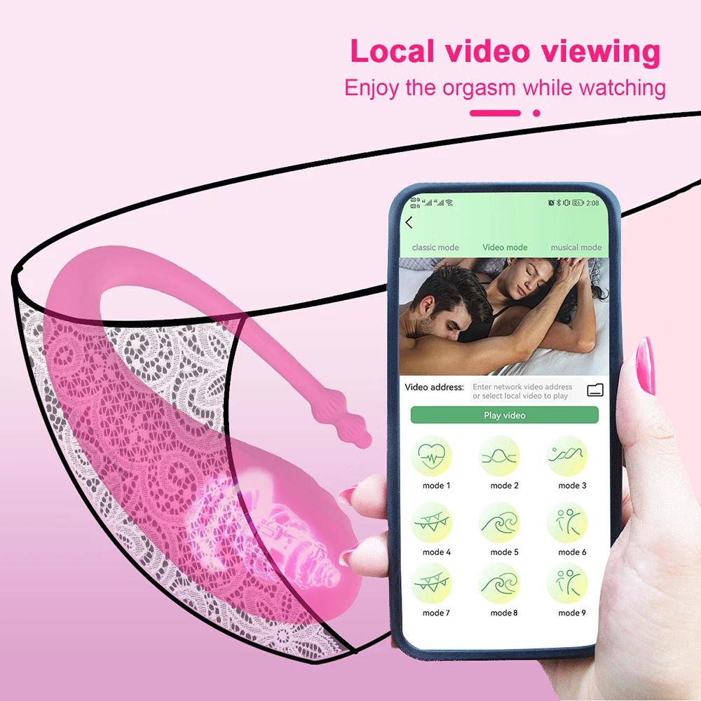 Wireless Bluetooth APP Vibrator Female Wearable Bullet Egg Clitoris Stimulator G Spot Massager Sex Toys for Women Adults Panties Wireless Bluetooth APP Vibrator Female Wearable Bullet Egg Clitoris Stimulator G Spot Massager Sex Toys for Women Adults Panties
