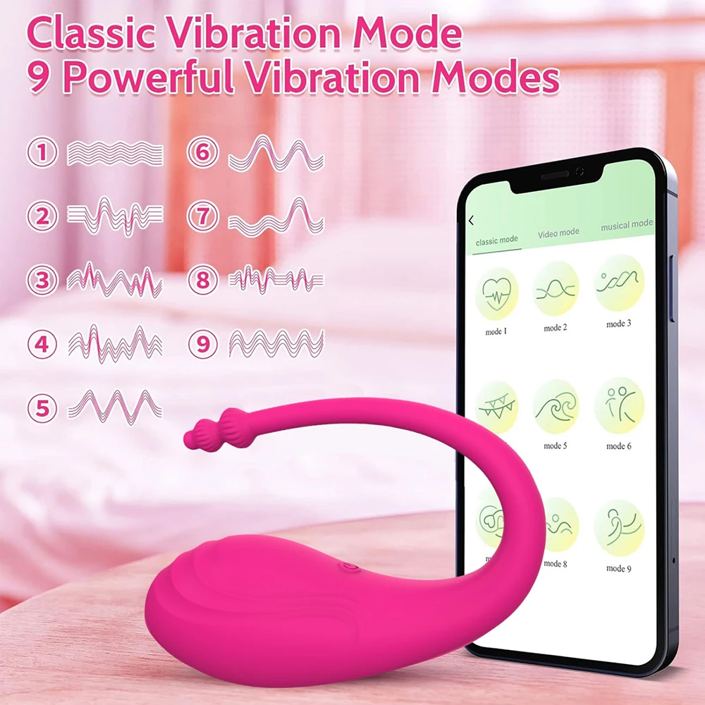 Wireless Bluetooth APP Vibrator Female Wearable Bullet Egg Clitoris Stimulator G Spot Massager Sex Toys for Women Adults Panties Wireless Bluetooth APP Vibrator Female Wearable Bullet Egg Clitoris Stimulator G Spot Massager Sex Toys for Women Adults Panties