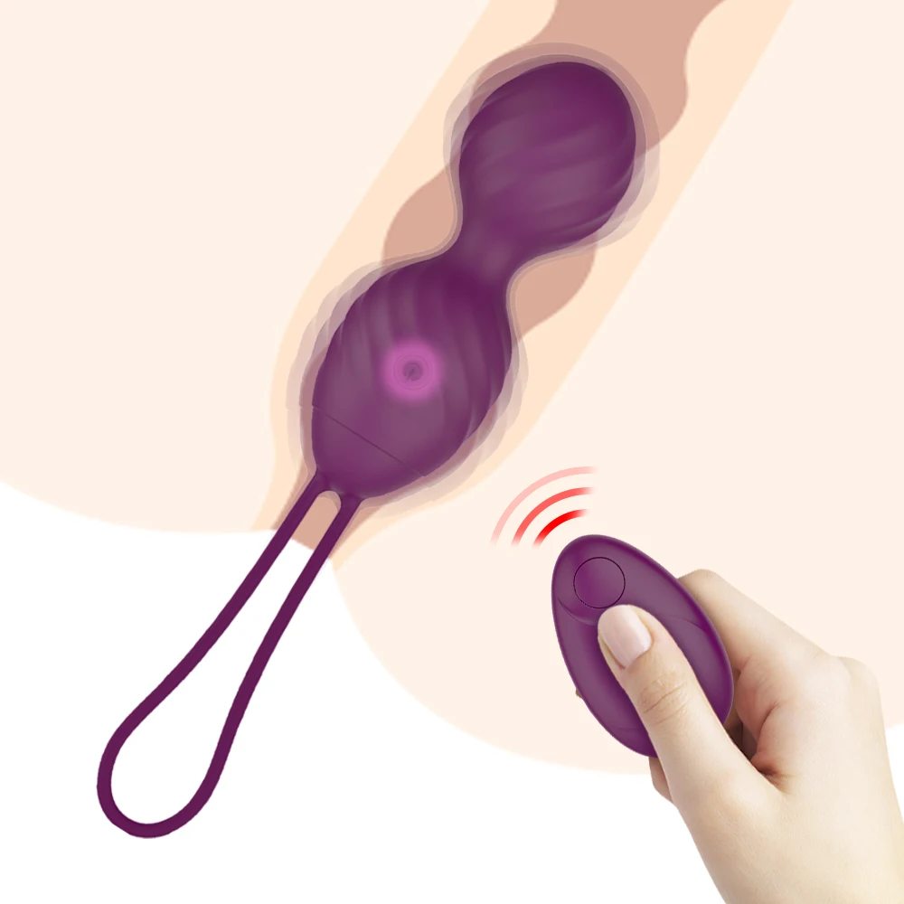10 Speed Kegel Ball Remote Control Vaginal Tight Exercise Vibrating Egg Stimulator Massage ben Wa Geisha Balls Sex Toy for Women