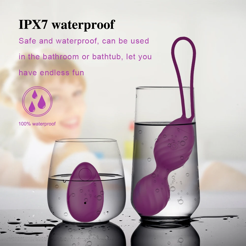 10 Speed Kegel Ball Remote Control Vaginal Tight Exercise Vibrating Egg Stimulator Massage ben Wa Geisha Balls Sex Toy for Women